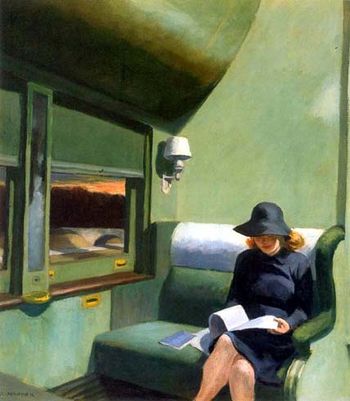 Edward hopper-compartiment c voiture 193