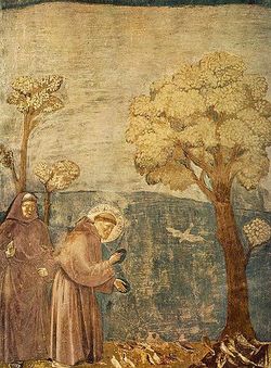 350px-Giotto_-_Legend_of_St_Francis_-_-15-_-_Sermon_to_the_Birds